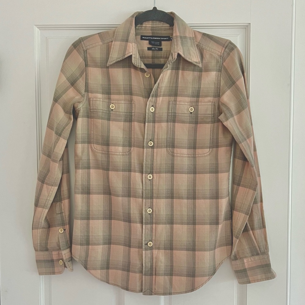 Women’s’ Ralph Lauren Sport Slim Fit Flannel Shirt